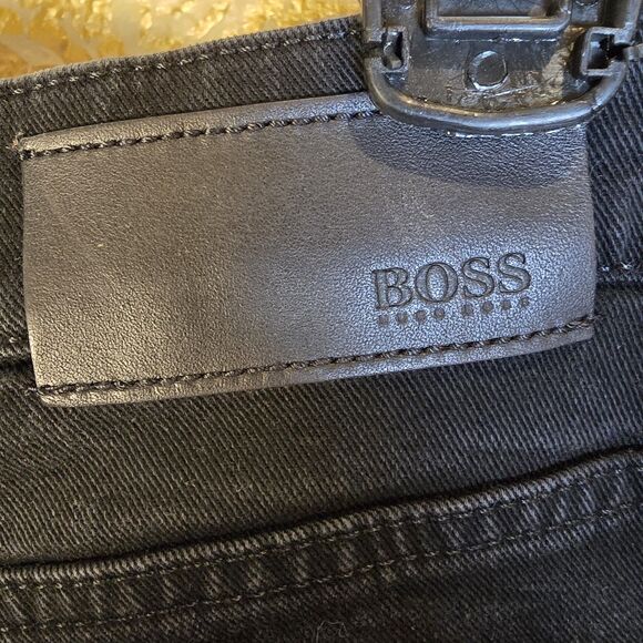 Hugo BOSS Mens Candiani Jeans /Black/Slim Straight/Designer/Spandex Blend - Picture 6 of 15